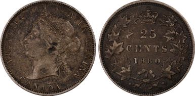 1880-H 25C Narrow/Wide O XF40