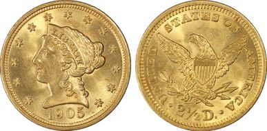1905 $2.50 MS64