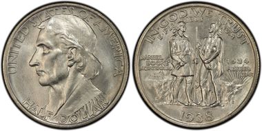 1938-S 50C Boone MS66