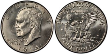 1974-D $1 MS64