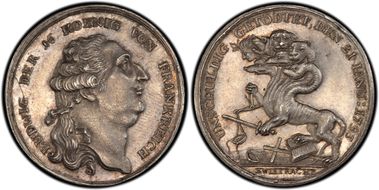 1793 Jeton Death of Louis XVI MS62