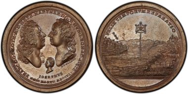 1741 Medal Birth of Archduke Josef MS62+
