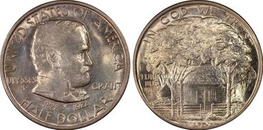 1922 50C Grant MS66+