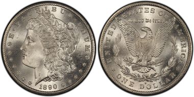 1890-S $1 MS66+