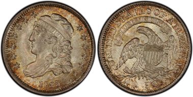 1835 H10C Small Date, Small 5C MS68