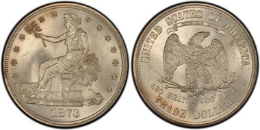 1873 T$1 Trade MS64+