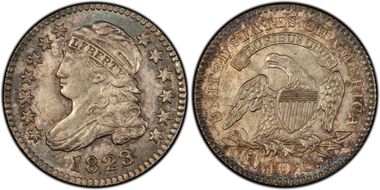 1823/2 10C Small Es MS64+