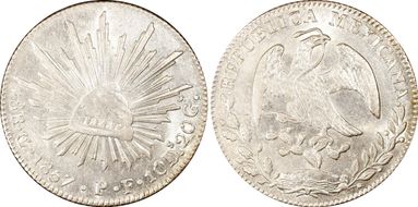 1857/6-Go PF 8 R Go41 AU58