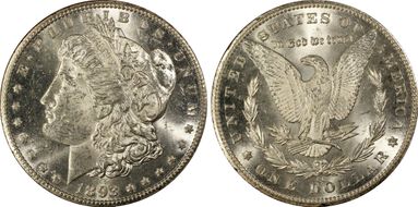 1893-CC $1 MS63