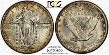 1929-S 25C MS64FH