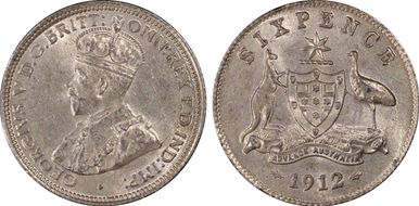 1912 6D MS62