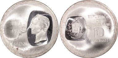 1973 10 Bol Simon Bolivar Centennial MS63