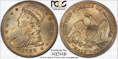 1838 50C MS64