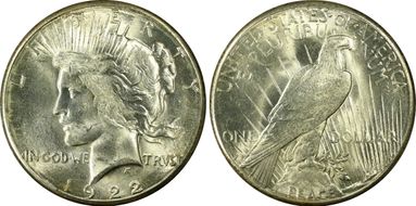 1922-S $1 MS63