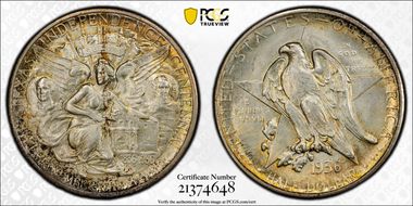 1936-S 50C Texas MS66