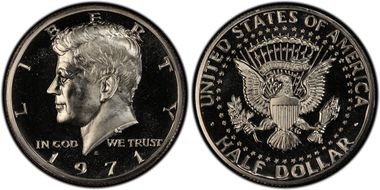 1971-S 50C DDO FS-101 PR68
