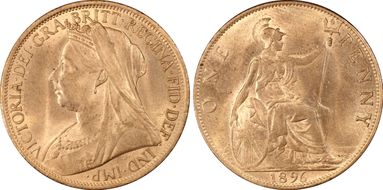 1896 1D S-3961 MS64RD