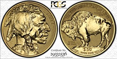 2013-W $50 American Buffalo Rev PR First Strike .9999 Fine Gold 100th Anniversary PR67
