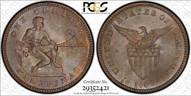 1908-S/S 1C Allen-2.06a, FS-501 MS63BN