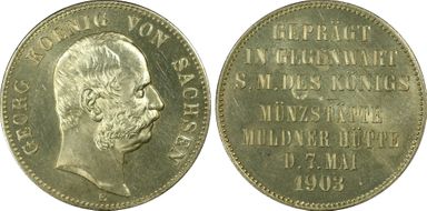 1903-E (2 Mk) Mint Visit J-131  X-13 Ag MS64