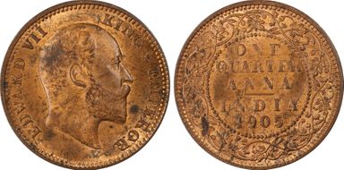 1905(C) 1/4 An SW-7.165 MS63RB