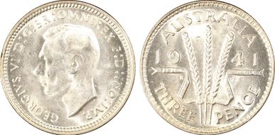 1941(m) 3D KM-37  Ag MS64