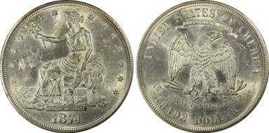 1874 T$1 MS61