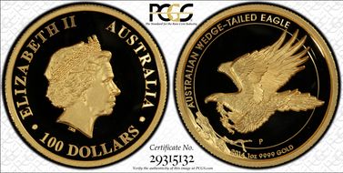 2014-P $100 Eagle High Relief PR70DCAM
