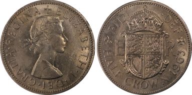 1963 1/2 Cr S-4145 MS63