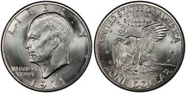1971-S $1 Silver MS66