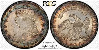 1820 50C O-103a MS64