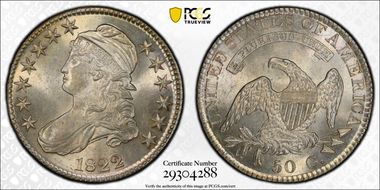 1822 50C MS64