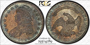 1822 50C O-106a MS64