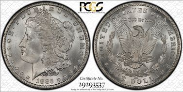 1885-CC $1 MS66