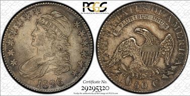 1826 50C O-117a MS64