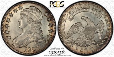 1827 50C O-108a MS63