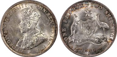 1917-M Florin KM-27  Ag MS63