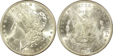 1888-O $1 MS66+
