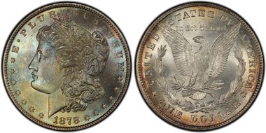 1878 8TF $1 VAM 21, Broken R&B MS65