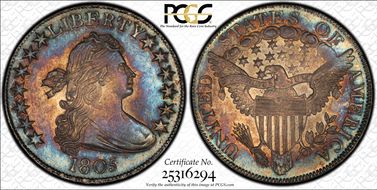 1805 50C Overton 108 MS63