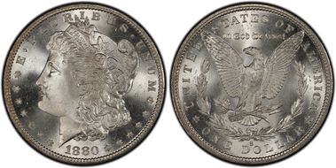 1880-S $1 MS68
