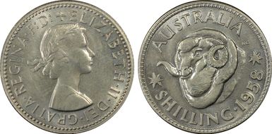 1958(m) Shil PR65