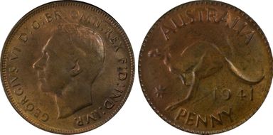 1941 Y. (p) 1D MS63RB