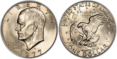 1977-D $1 MS67
