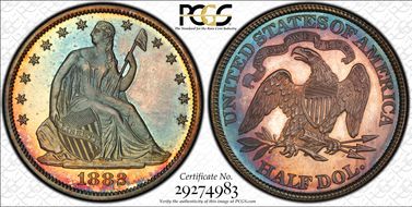 1882 50C PR65