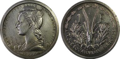 1948 P1 Fr Lec-13 Essai Cu-Ni SP62