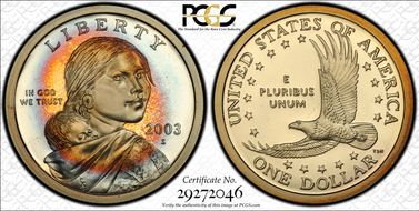 2003-S SAC$1 PR1DCAM