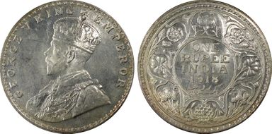 1918(B) Rupee SW-8.43 Prid-224 MS64