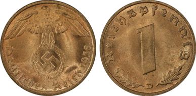 1938-D Pfg J-361 MS65RD