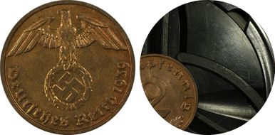 1939-E 2 Pfg J-362 MS64RB